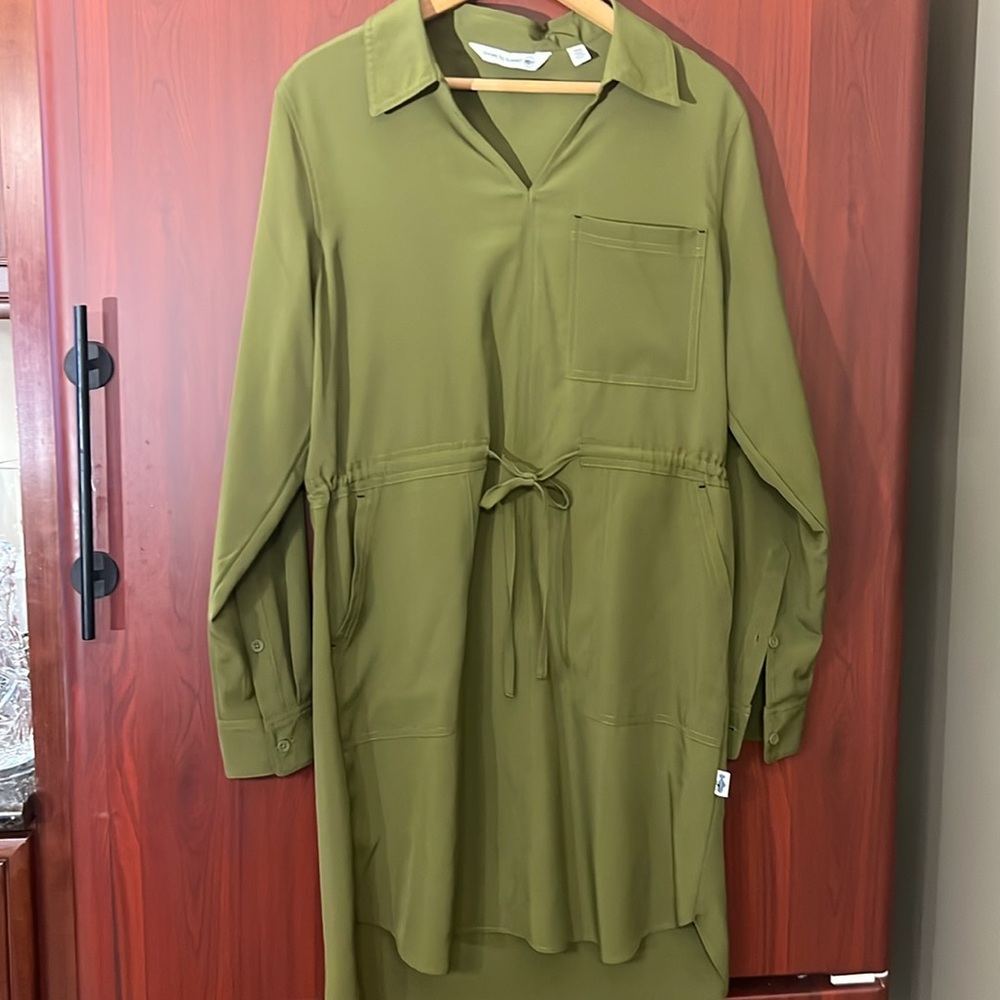 NWT Shore to Summit Avocado Green Utility Dress - Women's Medium
